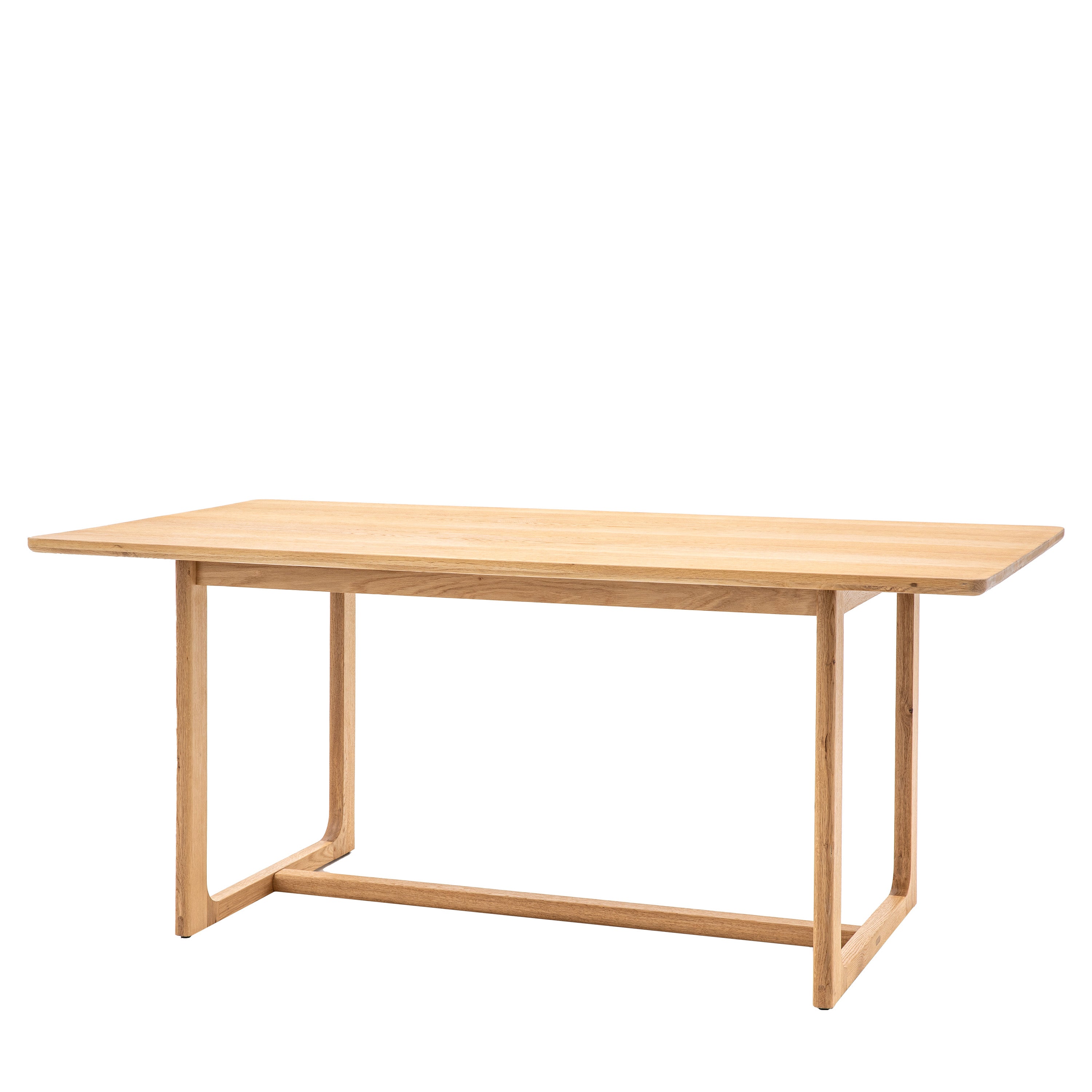 Novu Natural Oak Wood Dining Table | 6 Seater